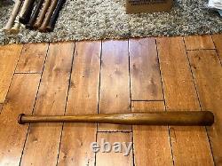 Vintage Rg Hower Wood Baseball Bat Lewistown I Slug Um Model 500 Rare 34