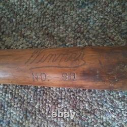 Vintage Robert Scott Signed Baseball batNew York Black Yankees 1946-50