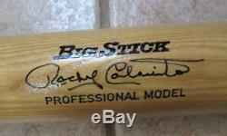Vintage Rocky Colavito Auto Signed Baseball Bat Cleveland Indians Mint Shape