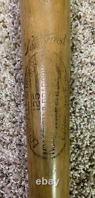 Vintage Rogers Hornsby H&B Pro Model Baseball Bat 125 Powerized Antique