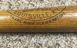 Vintage Rogers Hornsby Pre 1934 Louisville Slugger 40 R. H. J. Baseball Bat Rare