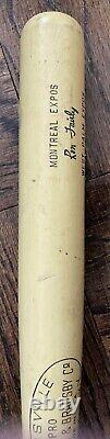 Vintage Ron Fairly Hillerich Bradsby Louisville Pro Bat Montreal West Palm Expos