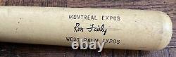 Vintage Ron Fairly Hillerich Bradsby Louisville Pro Bat Montreal West Palm Expos