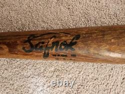 Vintage Safnok Baseball Bat USA Williams Professional Type 35 Oz 1940s 1960s