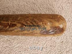 Vintage Safnok Baseball Bat USA Williams Professional Type 35 Oz 1940s 1960s