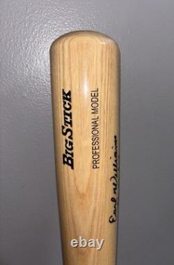 Vintage Signed Earl Williams Baseball Bat NL Rookie Of The Year 1971