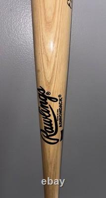 Vintage Signed Earl Williams Baseball Bat NL Rookie Of The Year 1971