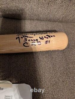 Vintage Signed Negro League Baseball Bat 6 Signatures