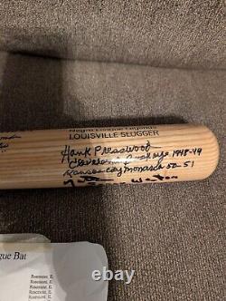 Vintage Signed Negro League Baseball Bat 6 Signatures