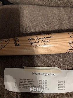 Vintage Signed Negro League Baseball Bat 6 Signatures