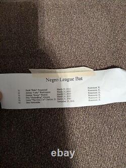 Vintage Signed Negro League Baseball Bat 6 Signatures