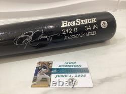 Vintage Signed Rawling BASEBALL BAT Colorado Rockies MIKE CAMERON w COA