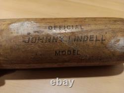 Vintage Spalding 1843 Official Johnny Lindell Model Wooden Baseball Bat 36