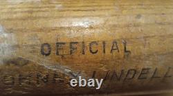 Vintage Spalding 1843 Official Johnny Lindell Model Wooden Baseball Bat 36
