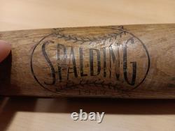 Vintage Spalding 1843 Official Johnny Lindell Model Wooden Baseball Bat 36