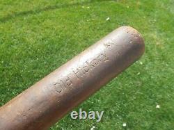 Vintage Spalding 1926-1934 Old Hickory Model D baseball bat No. 300 Air dried 34