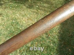 Vintage Spalding 1926-1934 Old Hickory Model D baseball bat No. 300 Air dried 34