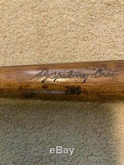 Vintage Spalding #206 1919-1922 Ash Baseball Bat 33 1/2