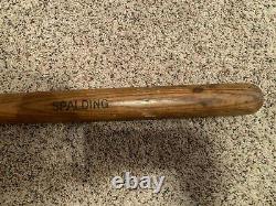 Vintage Spalding Baseball Bat Wood RARE Circa 1910-1920s Cracked