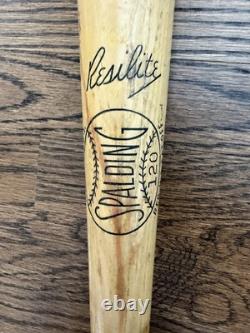 Vintage Spalding Johnny Blatnik 35'' Autograph 120 Baseball Bat 1940-50's Crack