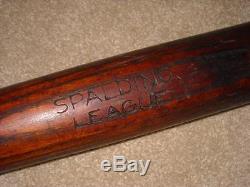 Vintage Spalding League Baseball Bat Turn of the Century