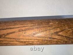 Vintage Spalding Model 33 Wood Baseball Bat Ralph Kiner 1950s HOF