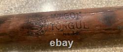 Vintage Spalding Wagon Tongue Baseball Bat Patent Applied Trade Mark 33 in