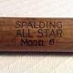 Vintage Spaulding All Star Model 6 Baseball Bat Ca. 1912