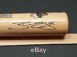 Vintage Stan Mikita Hockey Chicago Blackhawks Autograph Baseball Bat with JSA Card