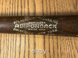 Vintage Stan Musial 1950's Adirondack Wood Baseball Bat 35 Gold Model 232 Whip