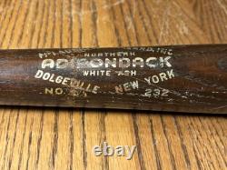 Vintage Stan Musial 1950's Adirondack Wood Baseball Bat 35 Gold Model 232 Whip