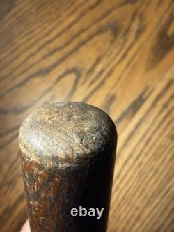Vintage Stan Musial 1950's Adirondack Wood Baseball Bat 35 Gold Model 232 Whip