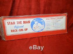 Vintage Stan The Man Musial Baseball Rack-um-up Ball & Bat Rack