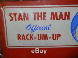 Vintage Stan The Man Musial Baseball Rack-um-up Ball & Bat Rack
