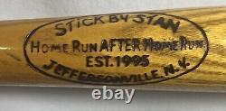 Vintage Stick By Stan Wood Baseball Bat 35 Pro Model Harrison Anastasia 1999