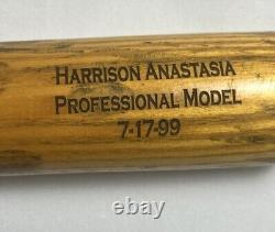 Vintage Stick By Stan Wood Baseball Bat 35 Pro Model Harrison Anastasia 1999