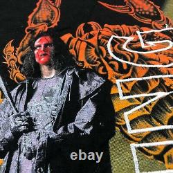 Vintage Sting Shirt Men Medium Scorpion Embroidered NWO WCW WCF Baseball Bat NEW