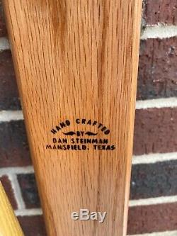 Vintage Store Baseball Bat Lot With Custom Stand Jackie Robinson Nellie Fox