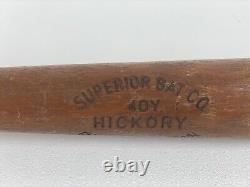 Vintage Superior Bat Co. Wood Baseball 30.5 Little League Mantle Chattanooga TN