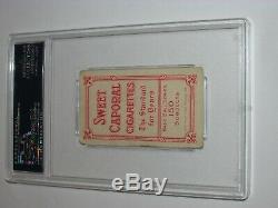 Vintage T206 Sweet Caporal Ty Cobb Bat On Shoulder Baseball Card, Graded PSA 1