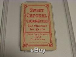 Vintage T206 Sweet Caporal Ty Cobb Bat On Shoulder Baseball Card, Graded PSA 1