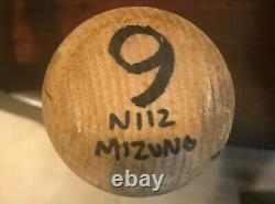 Vintage TODD HUNDLEY game used bat MIZUNO PRO