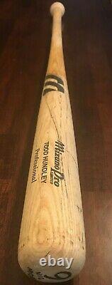 Vintage TODD HUNDLEY game used bat MIZUNO PRO