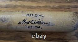 Vintage Ted Williams Baseball Equipment Wood 1726 Baseball Bat Official 34 Nice