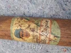 Vintage Ted Williams Louisville Slugger Decal Baseball Bat125J Little League
