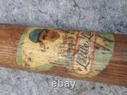 Vintage Ted Williams Louisville Slugger Decal Baseball Bat125J Little League