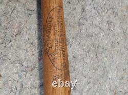 Vintage Ted Williams Louisville Slugger Decal Baseball Bat125J Little League