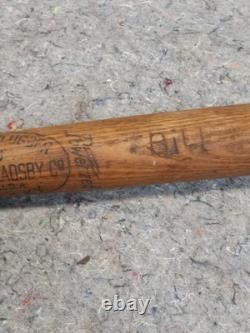 Vintage Ted Williams Louisville Slugger Decal Baseball Bat125J Little League