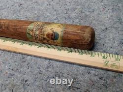 Vintage Ted Williams Louisville Slugger Decal Baseball Bat125J Little League