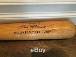 Vintage Tim McCarver Louisville Slugger Game Model Baseball Bat Morehead State